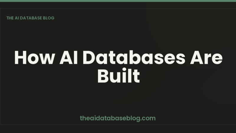 How AI Databases Are Built