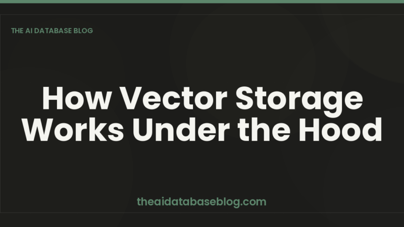 How Vector Storage Works Under the Hood