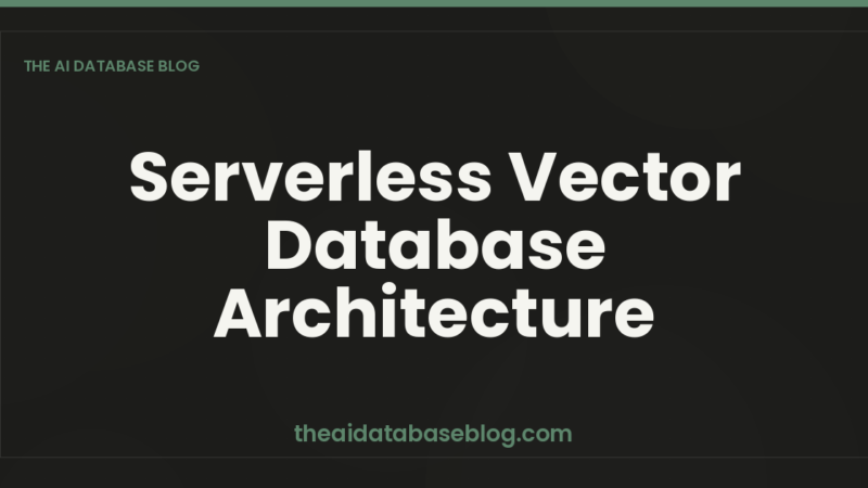 Serverless Vector Database Architecture