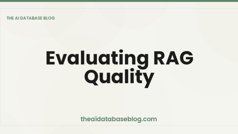 Evaluating RAG Quality