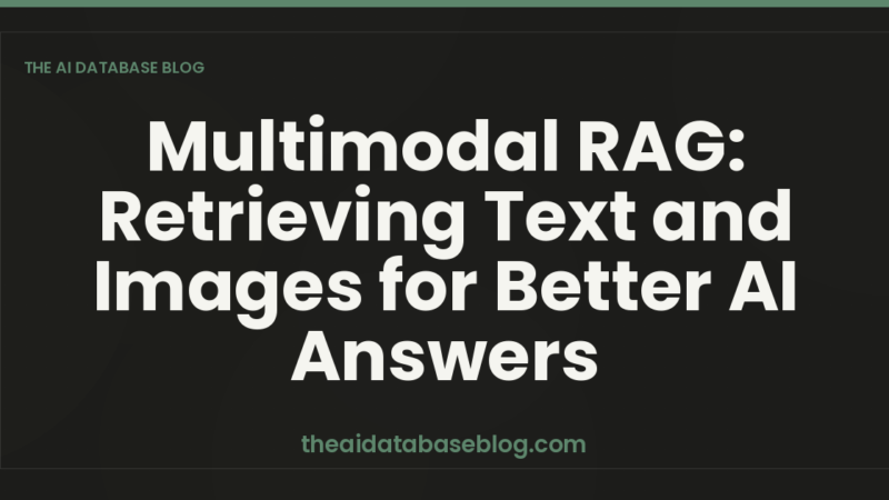 Multimodal RAG: Retrieving Text and Images for Better AI Answers